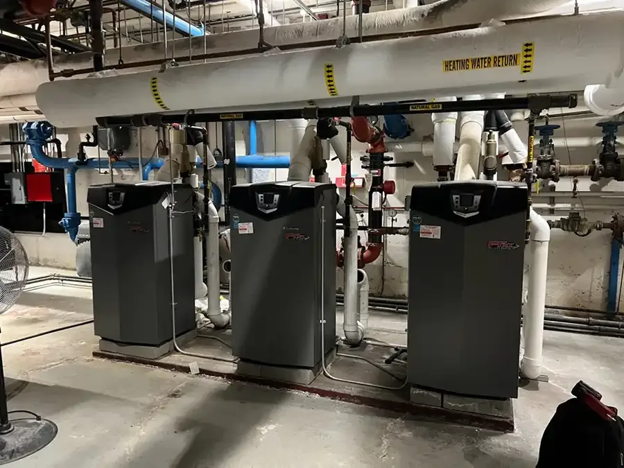 Commercial mechanical room serviced by NorthStar
