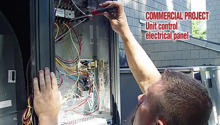 Commercial electrical panel work